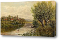    Валлийский речной пейзаж, 1888