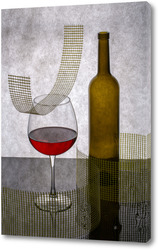   Постер Натюрморт с красным вином
