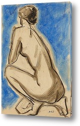   Картина Девушка на коленях