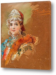   Картина Эскиз открытки