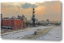   Постер Московский зимний день