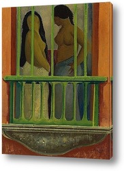   Картина Женщины на балконе