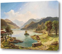   Постер Северные итальянские озера