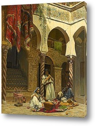   Постер Интерьер мавританского дома