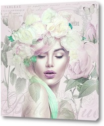   Постер Модель в розах