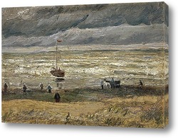   Картина Вид на море в Схевенингене, 1882