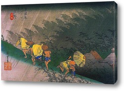   Картина Путешественники  Внезапный дождь