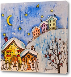   Картина Зимний городок