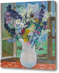    Кувшин со цветами у окна, 1927