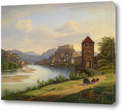   Картина Вид на Зальцбург