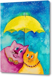   Постер Двое под одним зонтом