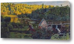   Картина Водяная мельница. 1888