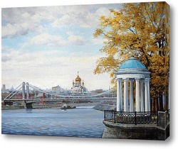   Постер Москва. Крымский мост