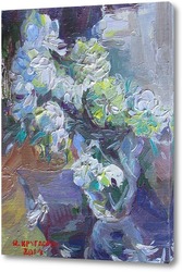   Постер Хризантемы на столе