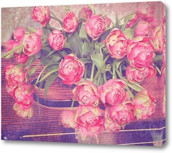   Постер Тюльпаны со скрипкой