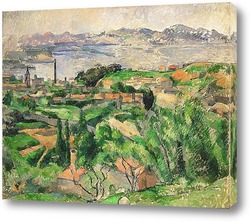   Картина Вид на залив Марсель с деревни Сен-Анри
