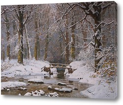   Картина Лес. Зима