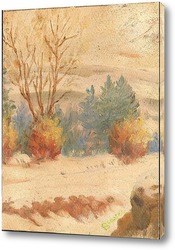   Картина Зимний склон