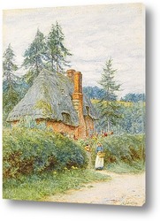   Картина Коттедж у Нантона, графство Уилтшир