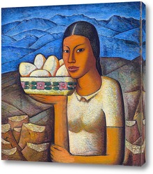   Постер Женщина с фруктами