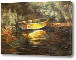  Картина Старая лодка