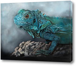   Картина Голубая Игуана