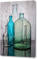   Постер Натюрморт со стеклянными предметами