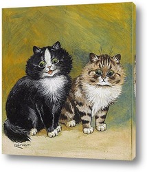   Постер Два маленьких котенка