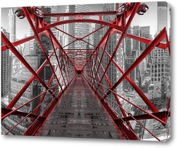  Постер Красный мост