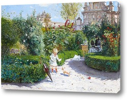   Картина Сад рядом с Альказаром, Севилья