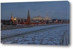   Постер Вечерний Московский Кремль