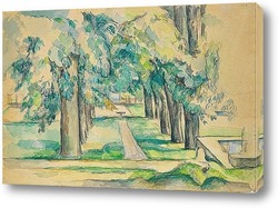   Постер Авеню каштановых деревьев в Жа де Буффане