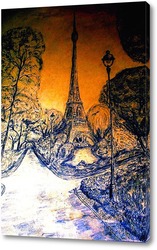   Постер Рассвет в Париже