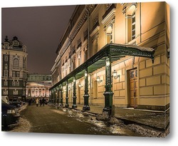   Постер Ночные улочки Москвы