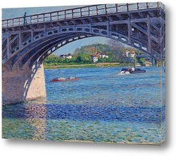  Картина Мост в Аржантее и Сена