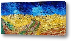   Картина Вороны над пшеничным полем