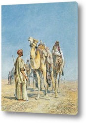   Постер Остановка в пустыне