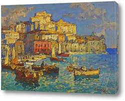   Картина Гавань в Неаполе, 1930