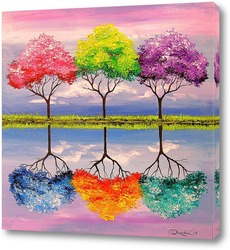   Постер Сказочные деревья