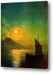   Постер Неаполитанский залив,1850