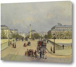   Картина Парижская улица
