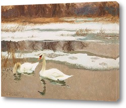   Картина Лебеди