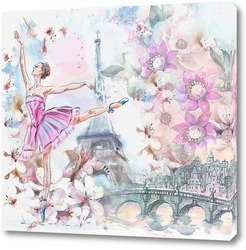  Постер Балерина в Париже