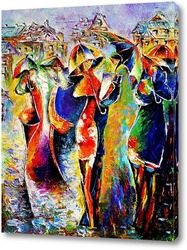   Картина Радужные зонты
