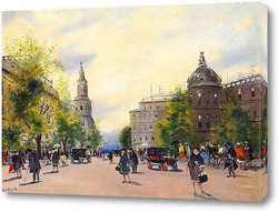   Картина Улицы большого города 
