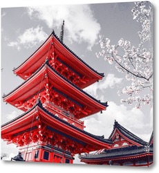   Постер Храм в Киото