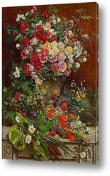   Постер Почтение к королеве цветов. 1884