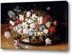   Постер Корзина с цветами