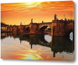   Постер Старый мост в Вюрцбурге