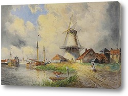   Картина Мельница в Голландии